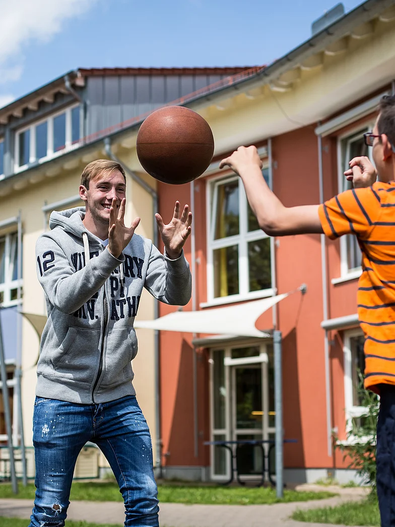 Freiwilliger in der Behindertenhilfe