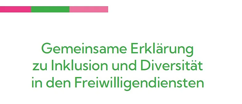 gemeinsame Erklärung Inklusion und Diversität